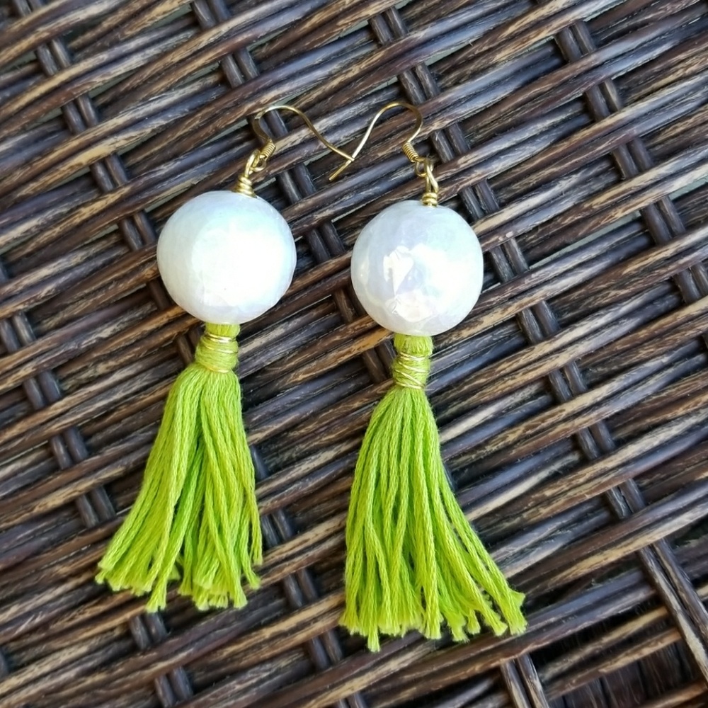 Bubble Tassel Earrings